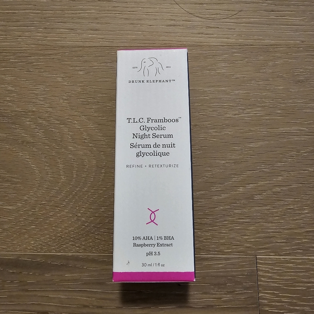 Drunk Elephant TLC Framboos Gycolic Night Serum